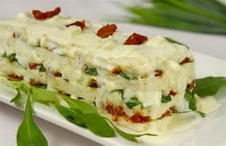 Sanduíche com creme de palmito