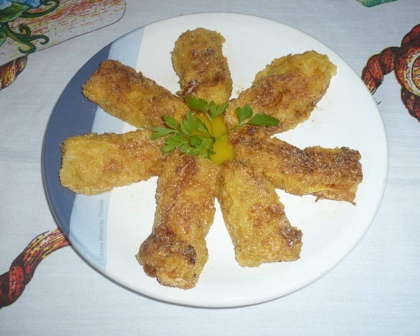 Banana Empanada e Frita