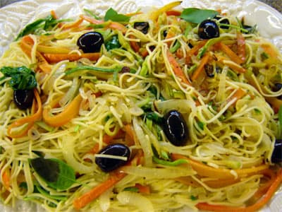 Linguini vegetariano