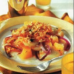 Gratinado de batata e abóbora