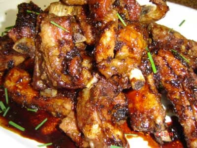 Costelinhas Suínas com molho agridoce