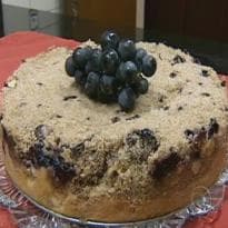 Torta de uva do Globo Rural