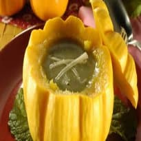 Sopa de Espinafre na Moranga