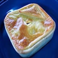 Bolo Salgado de Peru e Vegetais