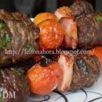 Churrasquinho de carne moida