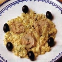 Ovos mexidos com Atum