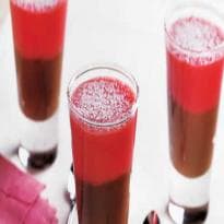 Brigadeiro de colher com moranguinho