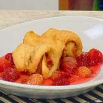 Filé de Frango com Calda de Morangos