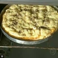 Pizza com geléia de mangaba do Globo Rural