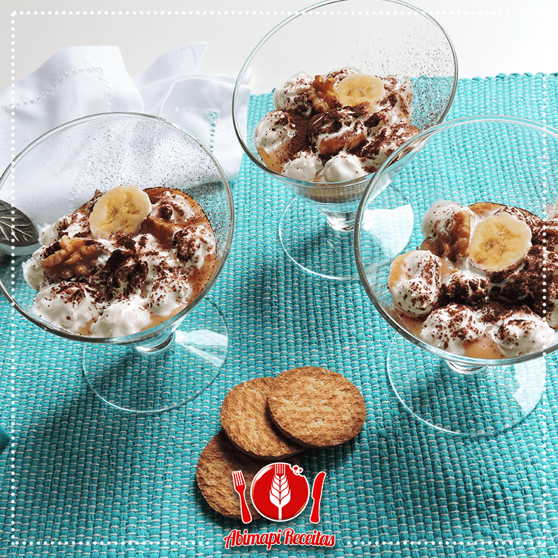 Sobremesa de Banana, Aveia e Mel