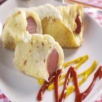 Panqueca Hot-Dog