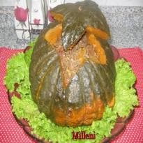 Abóbora Recheada com Carne Seca