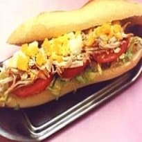 Sanduíche de Metro de Frango e Tomate