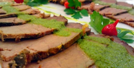 Rosbife ao Molho Pesto