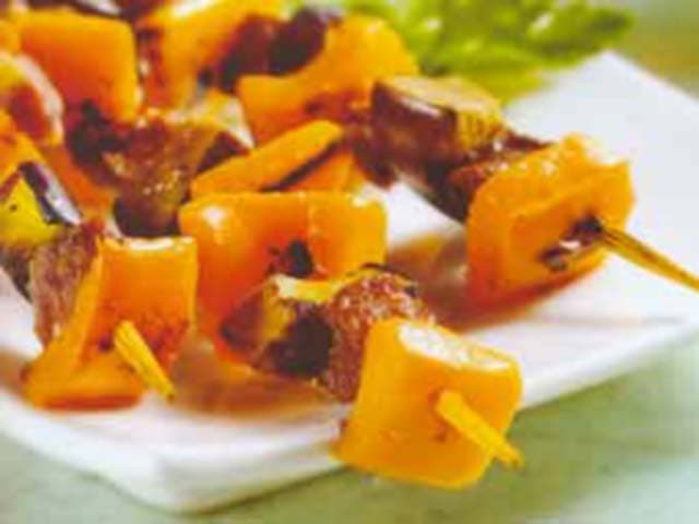 Espetinhos de carneiro