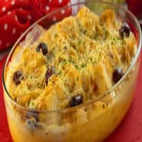 Bacalhau Gratinado com Creme de Mandioca