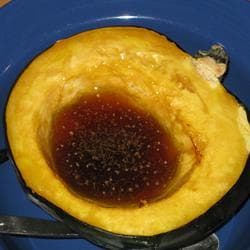 Abóbora japonesa ao forno