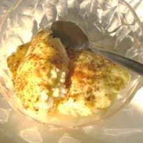 Arroz-doce cremoso de forno