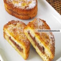 Sanduíche Grelhado de Chocolate