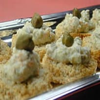 Canapés de Tofu com Ervas