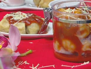 Nhoque Doce Romeu e Julieta