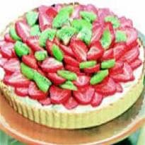 Torta de Morango com kiwi