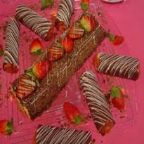 Mini Rocambole Sensação de Morango