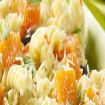 Fusilli com Cubos de Abóbora