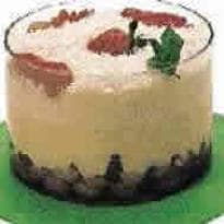 Torta de Coco e Morango