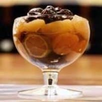 Compota de Frutas com Champanhe