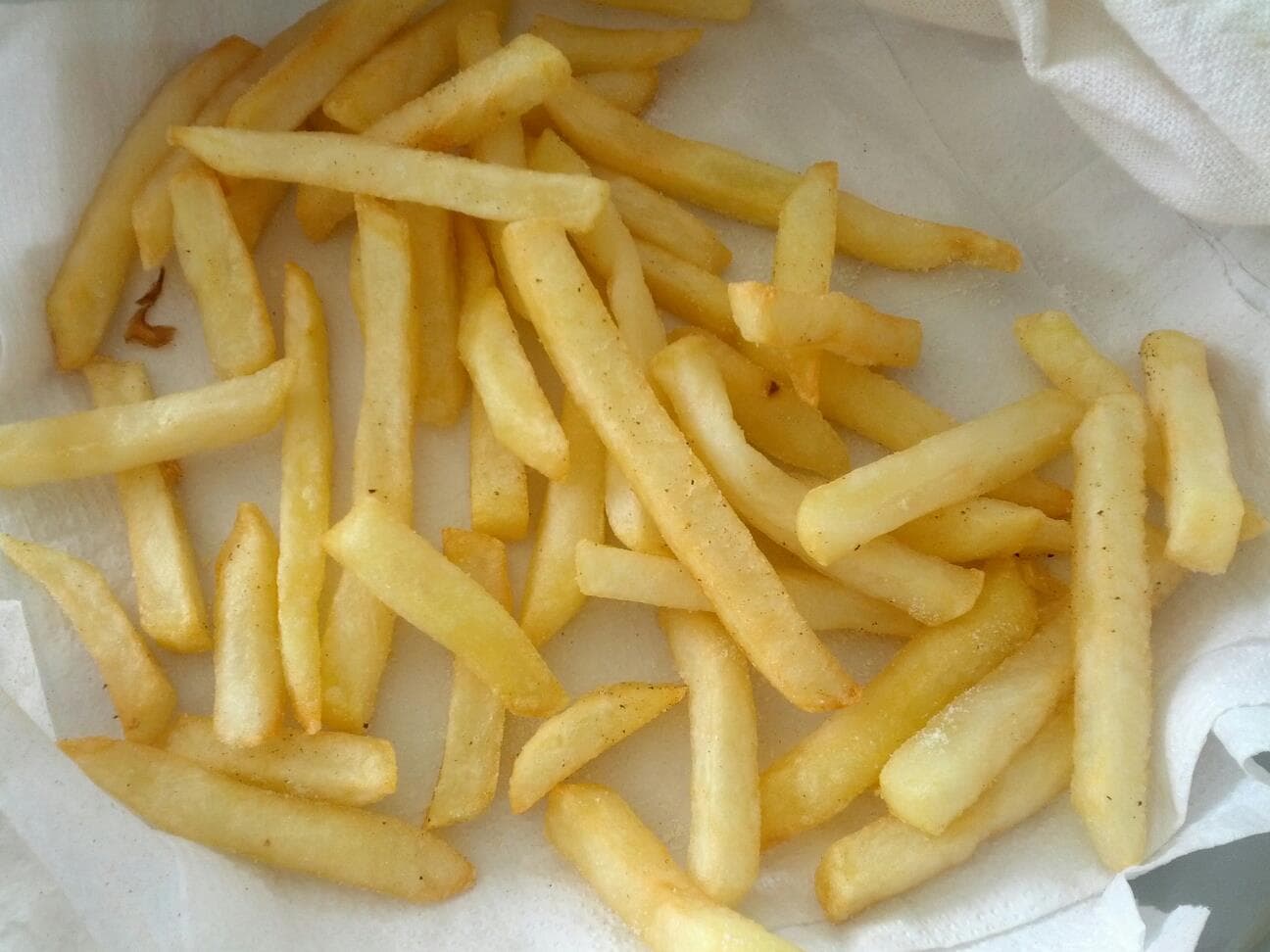 Batata frita na pressão