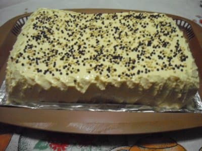 Bolo de Fécula de Batata Recheado