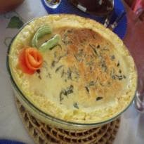 Falsa Quiche Marguerita de Camarões