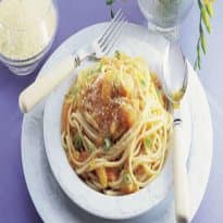 Espaguete com Mamão