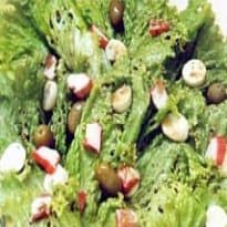 Salada de Kani com Palmito