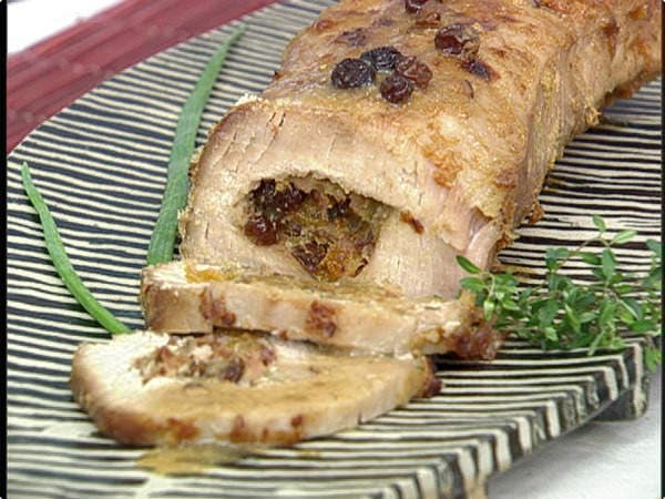 Lombo Recheado com Molho de Espumante