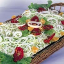 Salada Picadinha de Repolho e alho poró