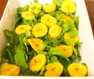 Salada de Rúcula com Banana