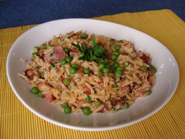 Risoto toscano com risone