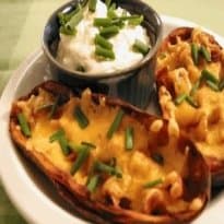 Cascas de Batatas Assadas