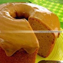 Bolo com doce de leite