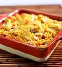 Arroz de Peru no Forno