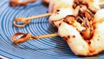 Espetinho de Frango com Shitake