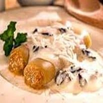 Canelone com Recheio de Doce de Leite