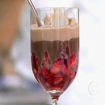 Brigadeiro de copo do Mais Você