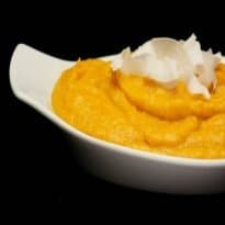 Purê de Abóbora de microondas