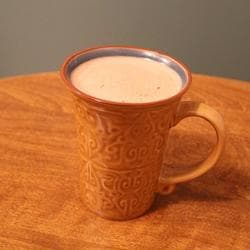 Chocolate quente vegano