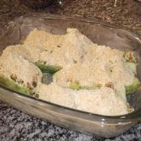 Abobrinhas italianas recheadas