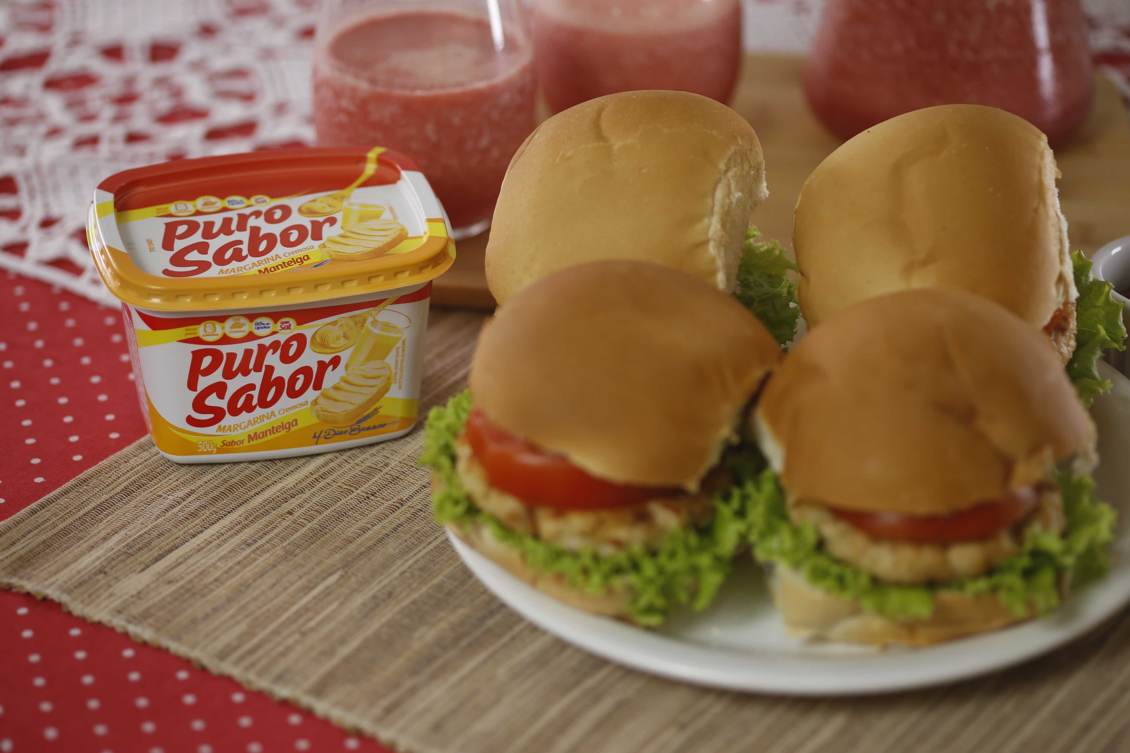 Hambúrguer Caseiro de Frango