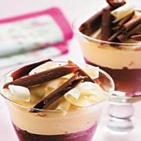 Mousse de Chocolate Bicolor